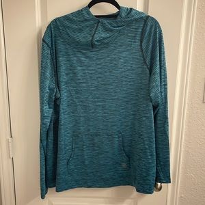 Plus size active wear long sleeve top